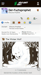 Mobile Screenshot of der-fuchsprophet.deviantart.com