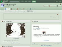 Tablet Screenshot of der-fuchsprophet.deviantart.com