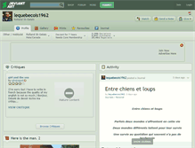 Tablet Screenshot of lequebecois1962.deviantart.com