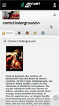 Mobile Screenshot of comicunderground.deviantart.com