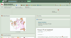 Desktop Screenshot of disney-transform.deviantart.com