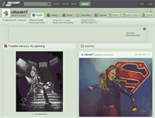 Tablet Screenshot of cliford417.deviantart.com