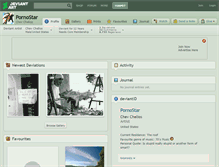 Tablet Screenshot of pornostar.deviantart.com