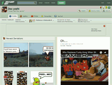 Tablet Screenshot of doc-yoshi.deviantart.com