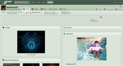 Desktop Screenshot of bluenova25.deviantart.com