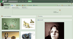 Desktop Screenshot of menouthis.deviantart.com