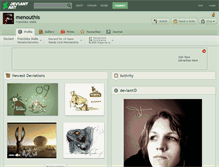 Tablet Screenshot of menouthis.deviantart.com