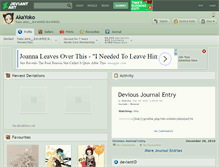 Tablet Screenshot of akayoko.deviantart.com