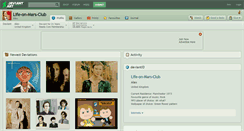 Desktop Screenshot of life-on-mars-club.deviantart.com