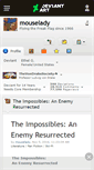 Mobile Screenshot of mouselady.deviantart.com