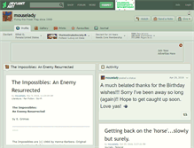Tablet Screenshot of mouselady.deviantart.com