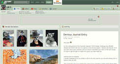 Desktop Screenshot of cat-2.deviantart.com