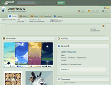 Tablet Screenshot of jesstffan2212.deviantart.com