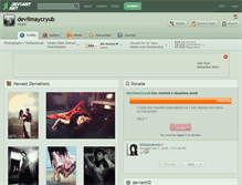 Tablet Screenshot of devilmaycryub.deviantart.com