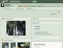Tablet Screenshot of desdelias.deviantart.com