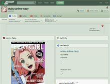 Tablet Screenshot of otaku-anime-nazy.deviantart.com
