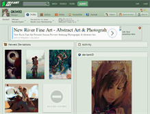 Tablet Screenshot of 0kiwi0.deviantart.com