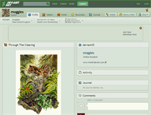 Tablet Screenshot of moggies.deviantart.com