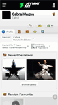 Mobile Screenshot of cabralmagna.deviantart.com