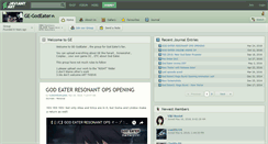 Desktop Screenshot of ge-godeater.deviantart.com