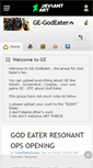 Mobile Screenshot of ge-godeater.deviantart.com