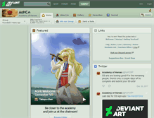 Tablet Screenshot of aohc.deviantart.com