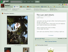 Tablet Screenshot of norke.deviantart.com