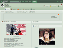 Tablet Screenshot of kiraito.deviantart.com