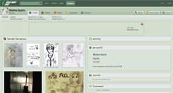 Desktop Screenshot of momo-bunn.deviantart.com
