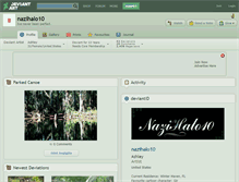 Tablet Screenshot of nazihalo10.deviantart.com