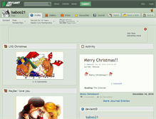 Tablet Screenshot of isaboo21.deviantart.com