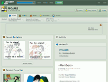 Tablet Screenshot of ppgxrrb.deviantart.com