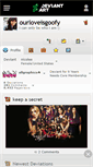 Mobile Screenshot of ourloveisgoofy.deviantart.com