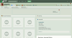 Desktop Screenshot of justpeekin.deviantart.com