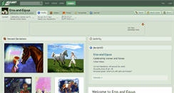 Desktop Screenshot of eros-and-equus.deviantart.com