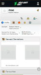 Mobile Screenshot of moe.deviantart.com