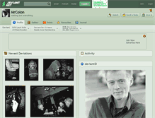 Tablet Screenshot of mrcolon.deviantart.com