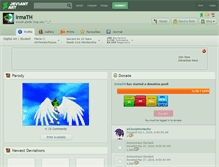 Tablet Screenshot of irmath.deviantart.com