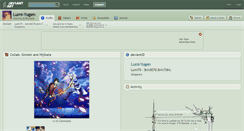 Desktop Screenshot of lumi-yugen.deviantart.com