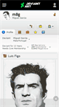 Mobile Screenshot of m8g.deviantart.com
