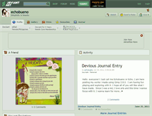 Tablet Screenshot of echobueno.deviantart.com