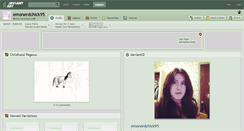 Desktop Screenshot of emonerdchick95.deviantart.com