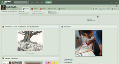 Desktop Screenshot of colbybluth.deviantart.com