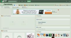 Desktop Screenshot of organoidmaster.deviantart.com