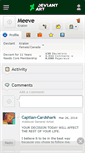Mobile Screenshot of meeve.deviantart.com