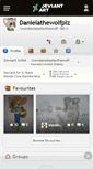 Mobile Screenshot of danielathewolfplz.deviantart.com