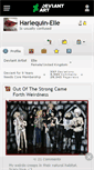 Mobile Screenshot of harlequin-elle.deviantart.com