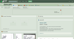 Desktop Screenshot of demon-rat94.deviantart.com