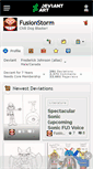Mobile Screenshot of fusionstorm.deviantart.com