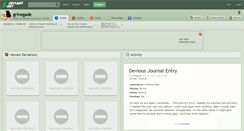 Desktop Screenshot of grinegade.deviantart.com